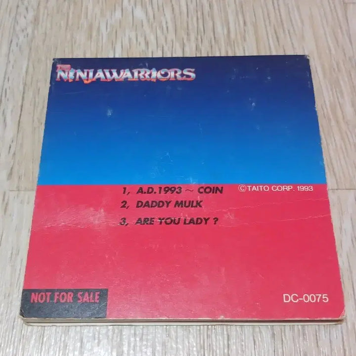 [BUNJANG] Sega Mega CD Ninja Warriors Jun Tatta OST CD / 세가 메가CD 닌자 워리어즈 준타타 OST CD DC-0075