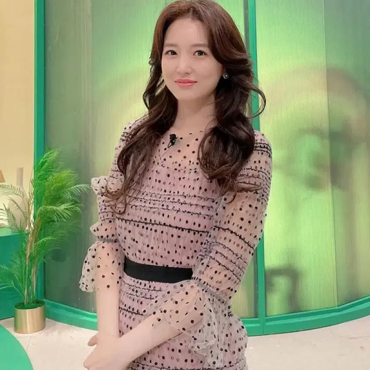 [BUNJANG] E.BLANC Dot See-through Dress / 에스블랑 도트 시스루 원피스