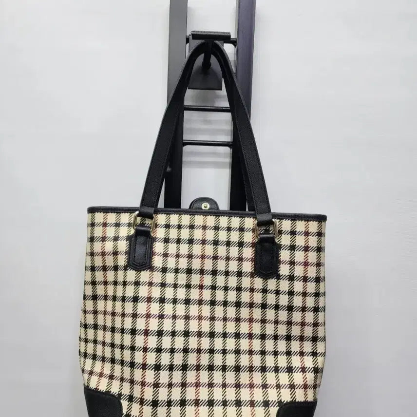 [BUNJANG] DAKS Signature Tote &amp; Shoulder Bag / DAKS닥스시그니처  토트겸 숄더백