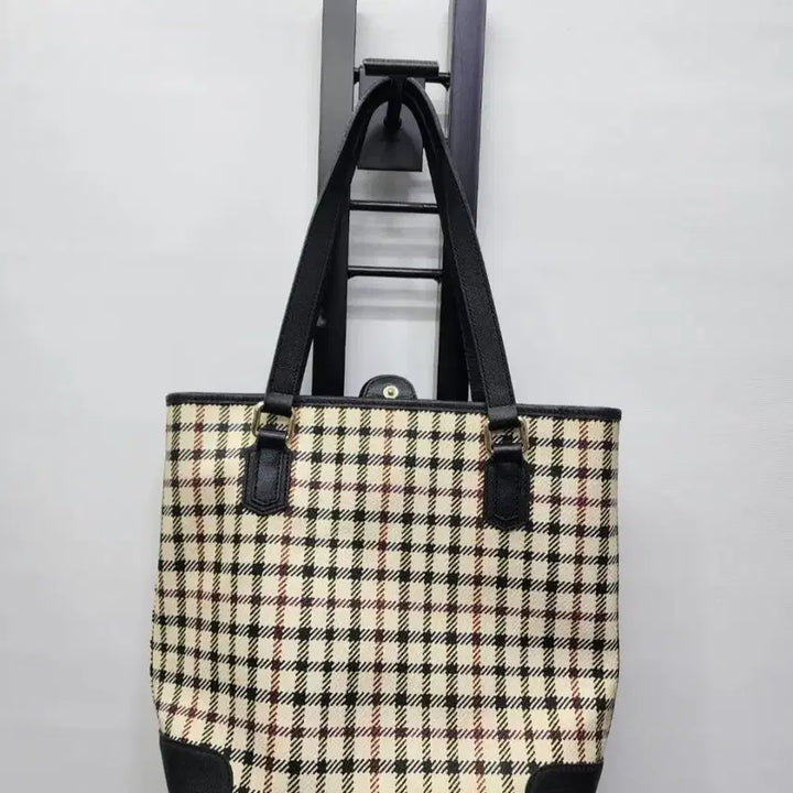[BUNJANG] DAKS Signature Tote &amp; Shoulder Bag / DAKS닥스시그니처  토트겸 숄더백