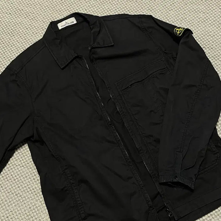 [BUNJANG] Stone Island Stretch Cotton Twill Overshirt / 착2회 스톤아일랜드 스트레치 코튼 트윌 오버셔츠