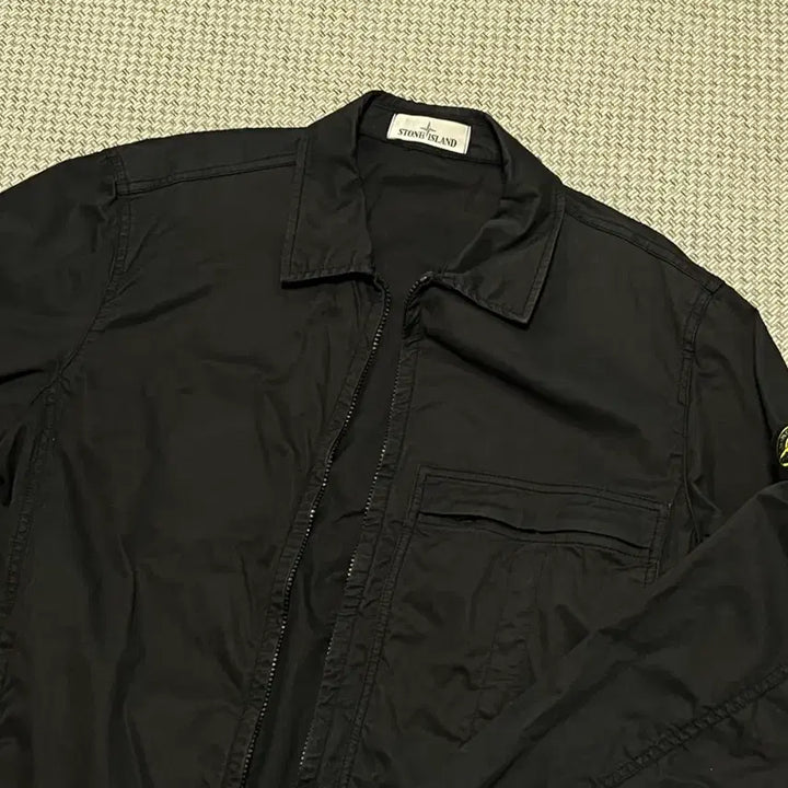 [BUNJANG] Stone Island Stretch Cotton Twill Overshirt / 착2회 스톤아일랜드 스트레치 코튼 트윌 오버셔츠