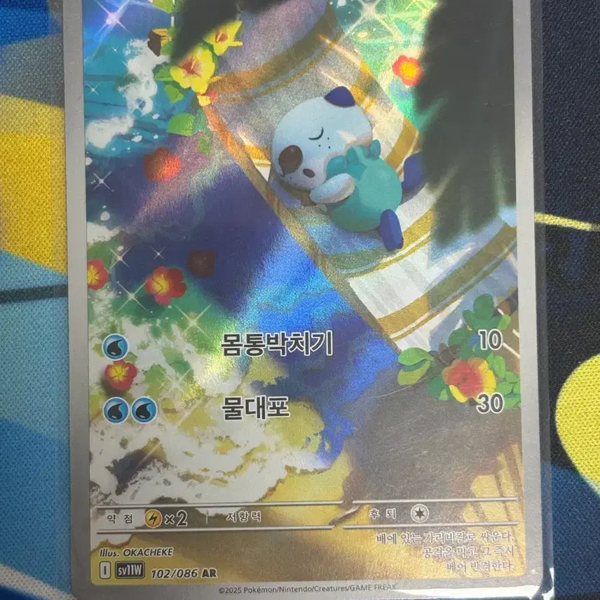 [BUNJANG] Pokemon Card Oshawott AR / [귀여운 포켓몬카드] 수댕이 AR