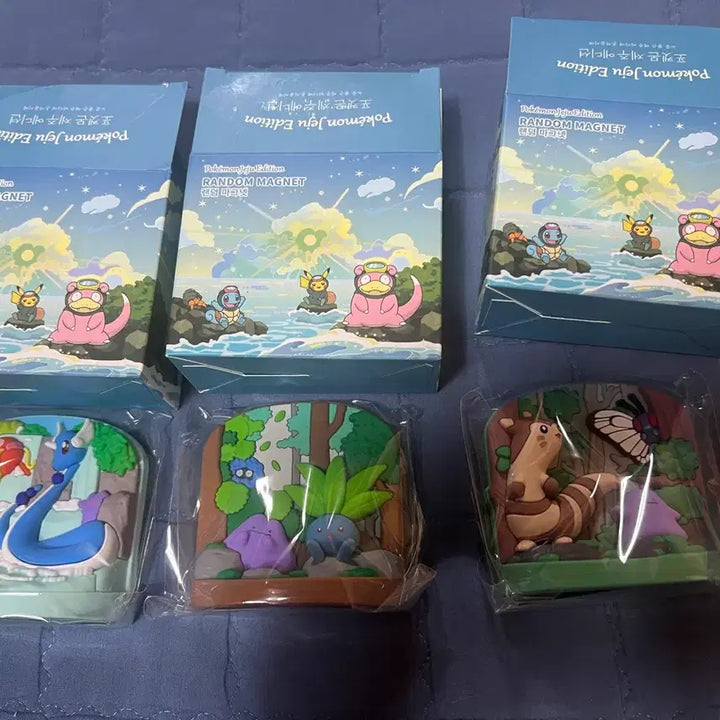 [BUNJANG] Pokemon Jeju Edition Magnet Bundle Set / 포켓몬 제주에디션 랜덤 마그넷 3종 일괄