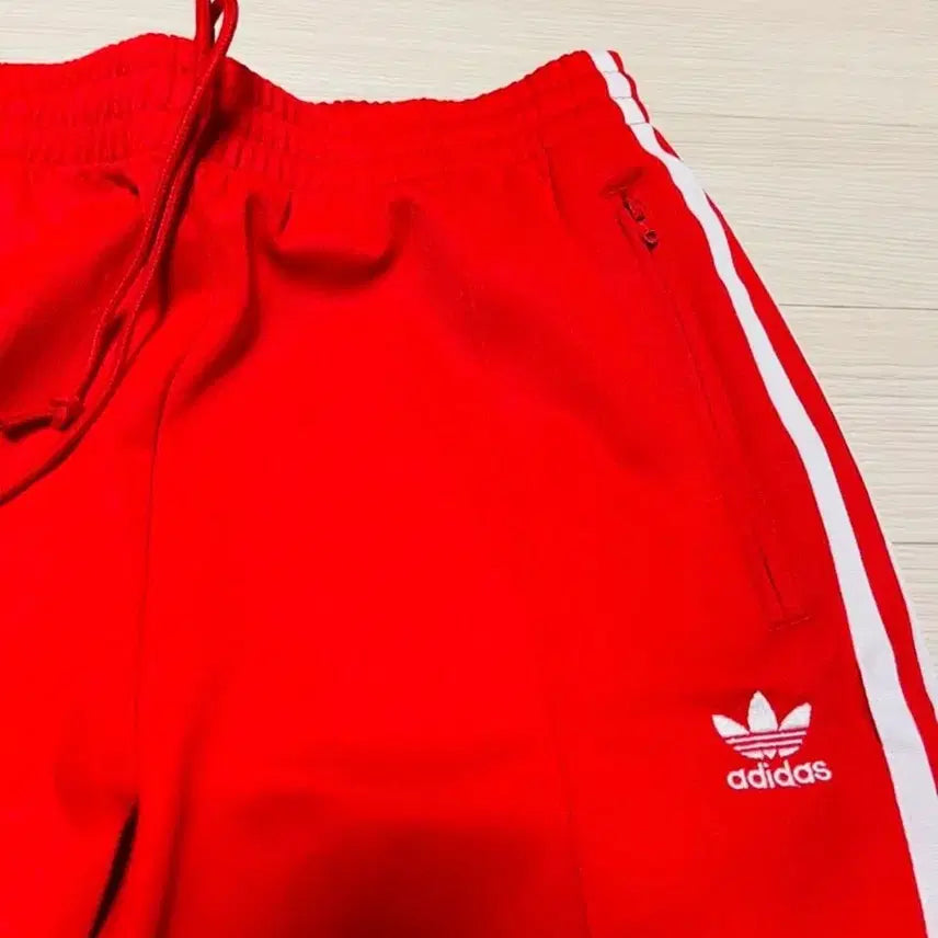 [BUNJANG] Adidas Red Training Suit Set / 아디다스 빨간색 트레이닝복 상하세트