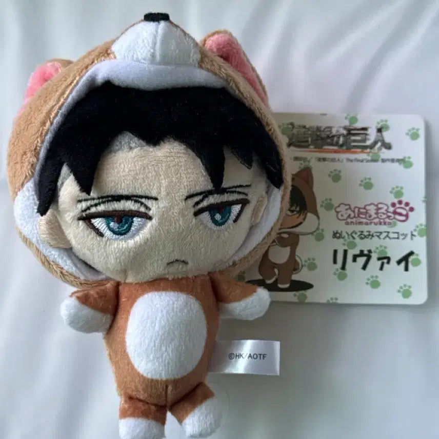 [BUNJANG] Attack on Titan Levi Plush Doll / 진격거 립뭉이 판매
