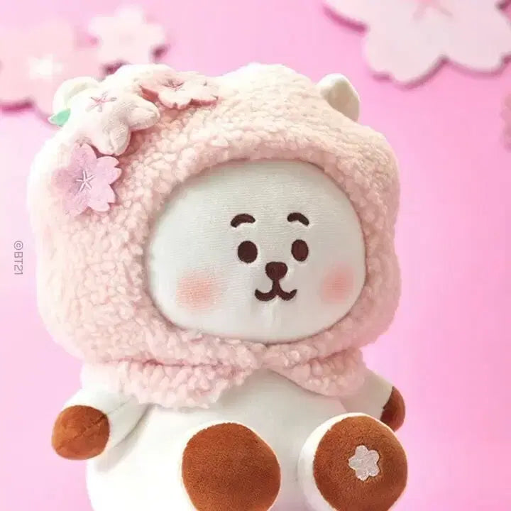 [BUNJANG] BT21 RJ Spring Day Plush Doll / bt21 비티21 bts 봄날 알제이 벚꽃 알제이 rj 양도