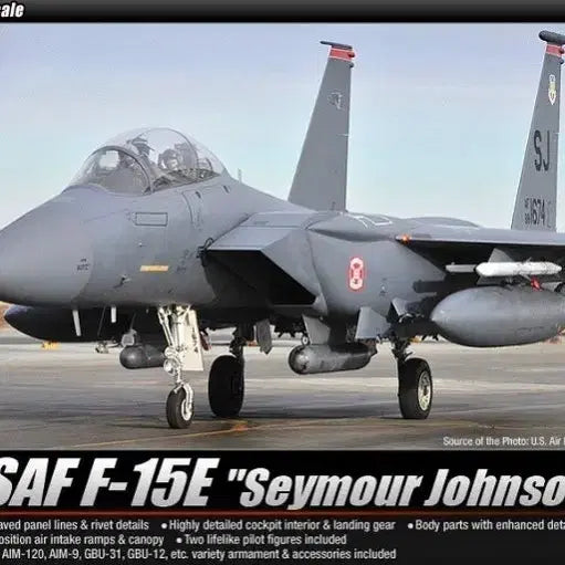 [BUNJANG] Academy 1/48 USAF F-15E Seymour Johnson Model Kit / 아카데미 1/48 USAF F-15E 시모어 존슨