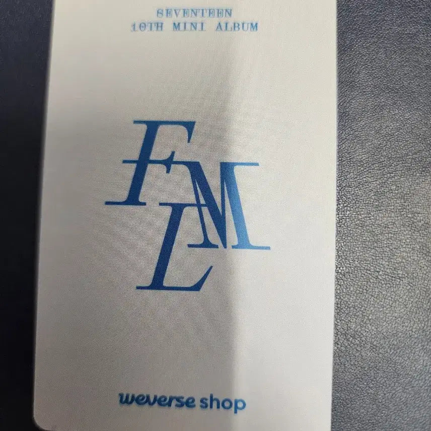 [BUNJANG] Seventeen Mingyu FML Photocard / 세븐틴 FML 민규 포카