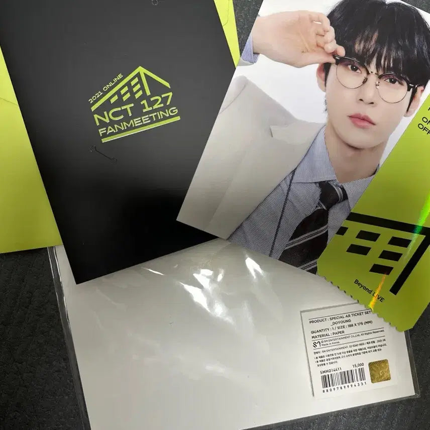 [BUNJANG] NCT 127 Doyoung AR Ticket Set / NCT 127 팬미팅 도영 AR 티켓 세트