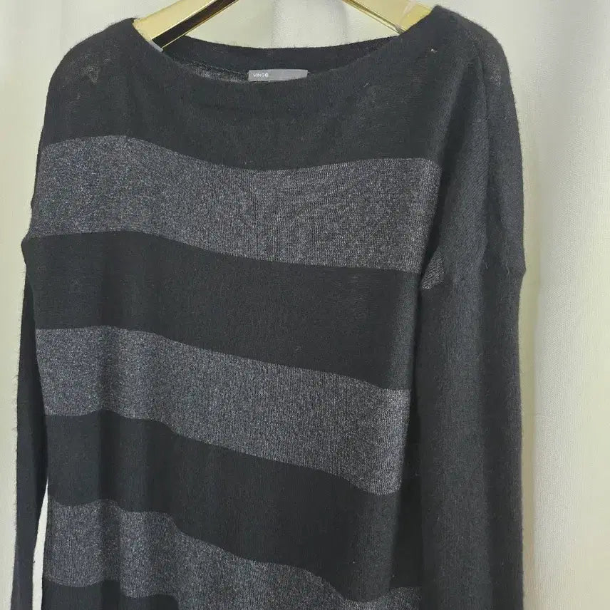 [BUNJANG] Vince Cashmere Stripe Knit Sweater / 빈스 캐시미어 스트라이프 니트
