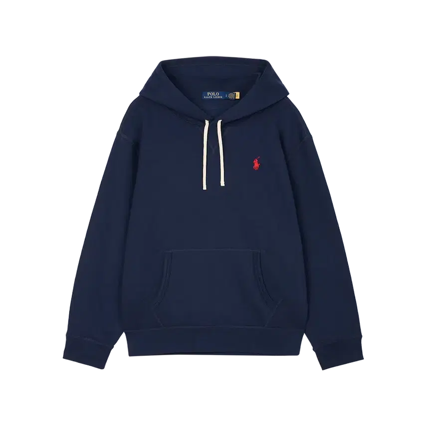 [BUNJANG] Polo Ralph Lauren RL Fleece Hoodie Navy / 폴로 랄프 로렌 RL 플리스 후디 크루즈 네이비