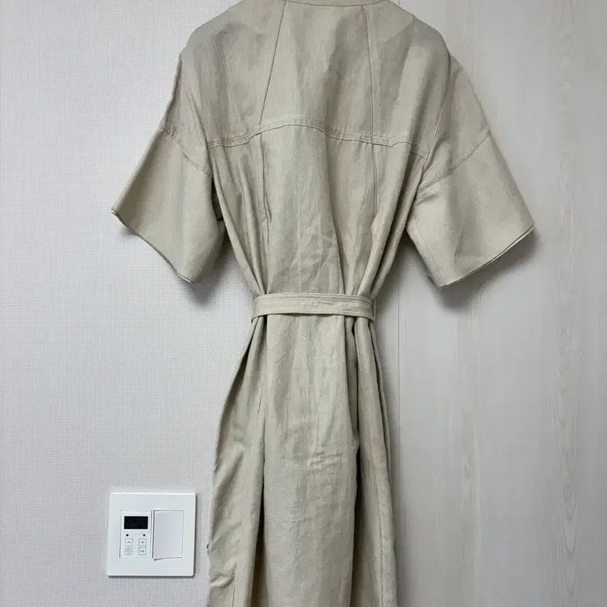 [BUNJANG] System Linen Jacket-Type Belted Dress / 한섬 시스템 자켓형 벨트 린넨원피스