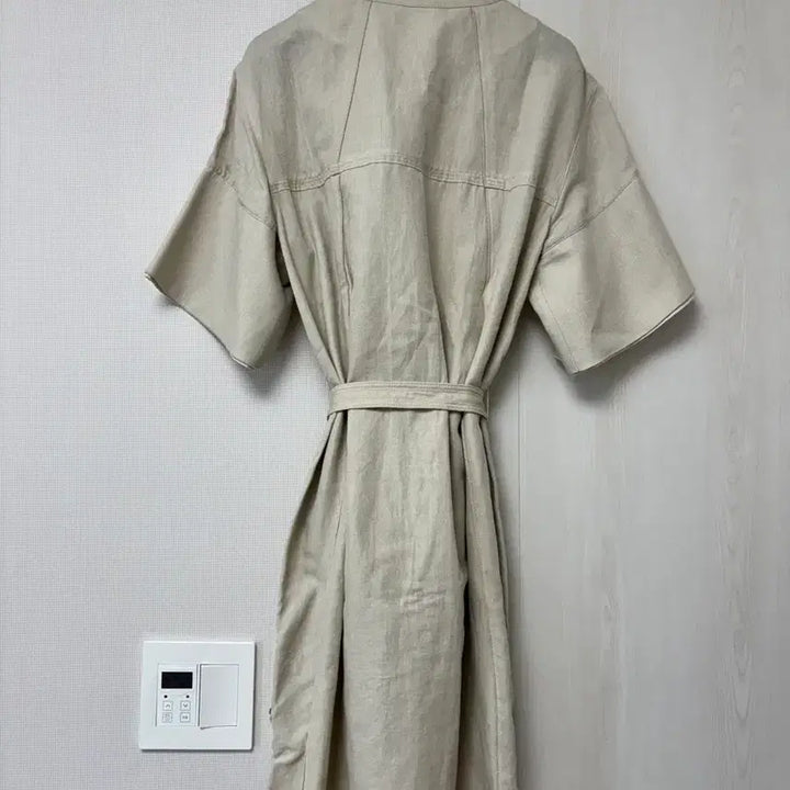 [BUNJANG] System Linen Jacket-Type Belted Dress / 한섬 시스템 자켓형 벨트 린넨원피스