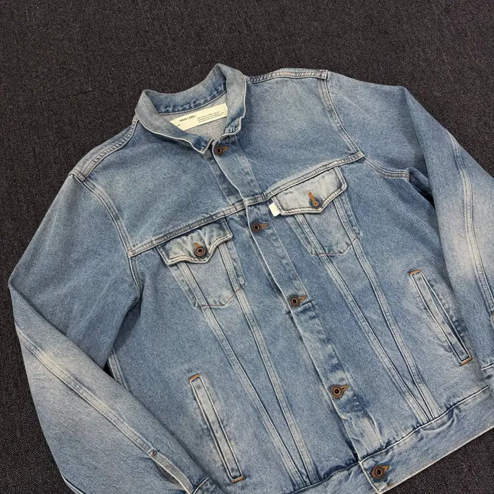 [BUNJANG] Off-White Denim Jacket / 오프화이트 데님 자켓
