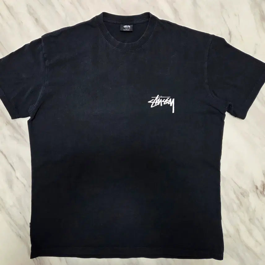 [BUNJANG] Stussy Dice Black Short Sleeve T-Shirt - Size L / 스투시 다이스 블랙 반팔 티셔츠