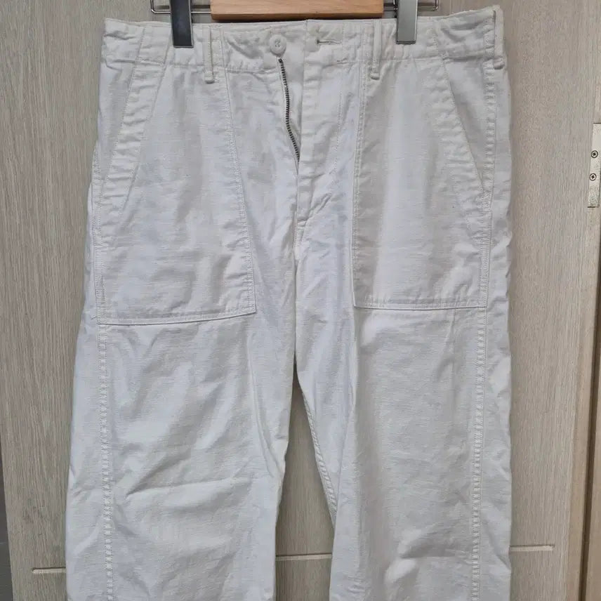 [BUNJANG] Danton White Fatigue Pants / 단톤 화이트 퍼티그32