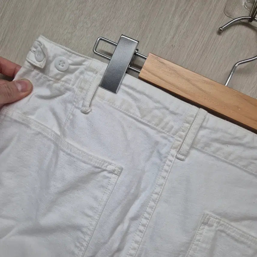 [BUNJANG] Danton White Fatigue Pants / 단톤 화이트 퍼티그32