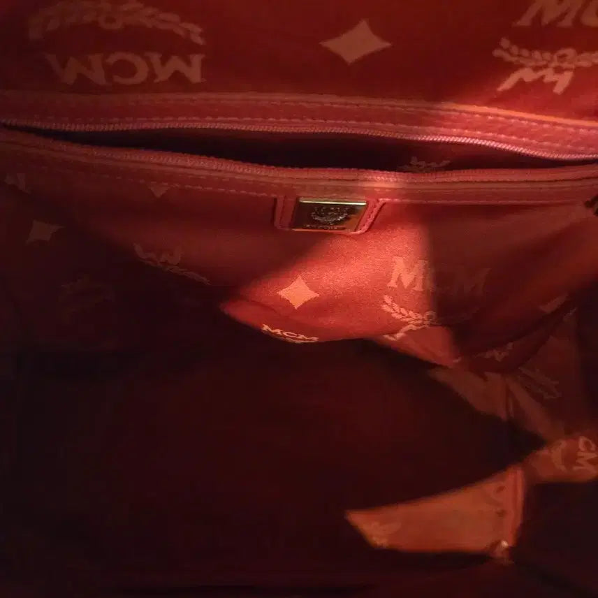 [BUNJANG] MCM Visetos Pink Backpack / MCM 핑크색 백팩 가방