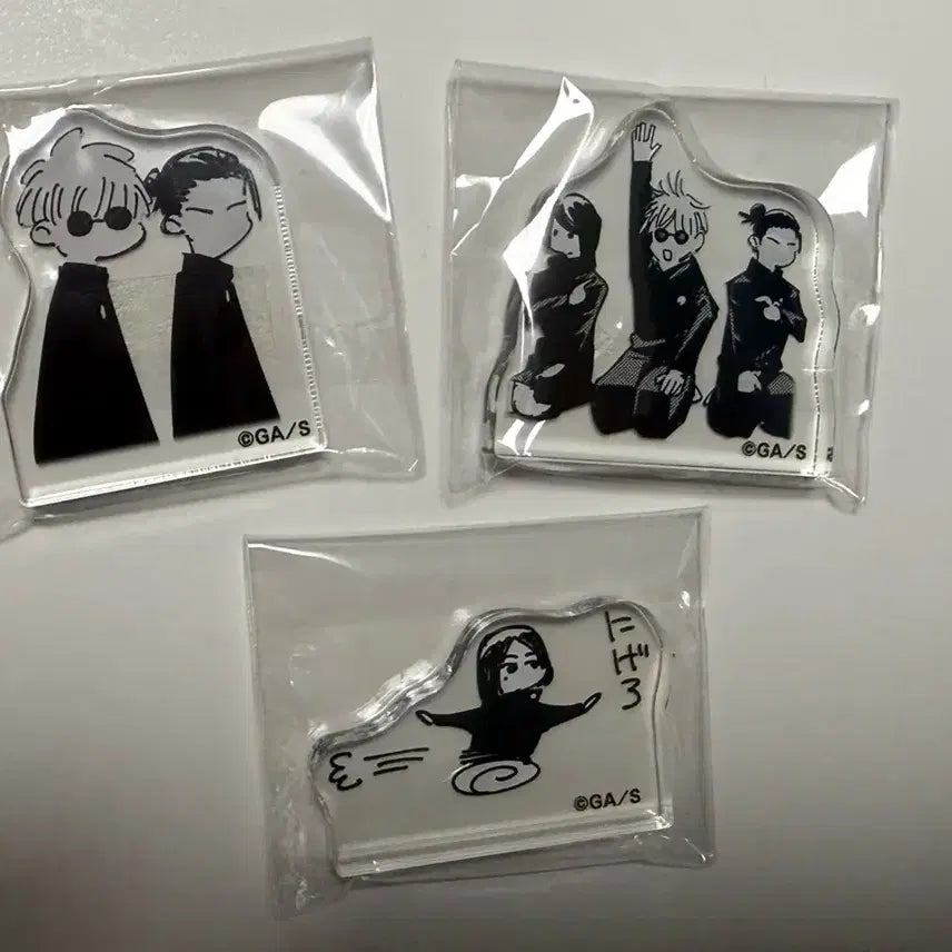 [BUNJANG] Jujutsu Kaisen Satoru Gojo Acrylic Mini Block Set / 주술회전 회옥옥절 사시스 아크릴 미니 블록 3종