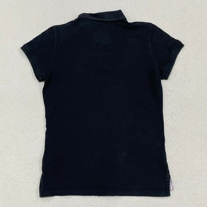 [BUNJANG] Beanpole Jeans Logo Patch Short-Sleeve Polo Shirt / S 빈폴 진스 로고 패치 반팔 폴로 셔츠 0407-1