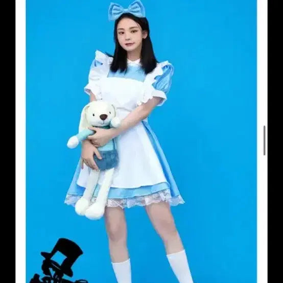 [BUNJANG] Alice Cosplay Costume Rental Set / 앨리스 코스프레 의상 풀세트 대여