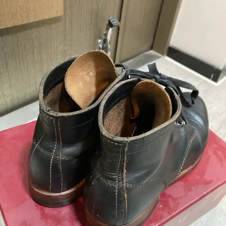 [BUNJANG] Wolverine 1000 Mile Boots Black / 울버린 1000마일 부츠 블랙