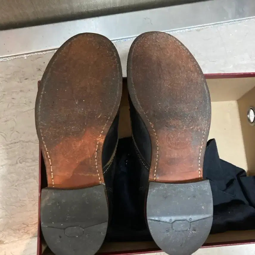 [BUNJANG] Wolverine 1000 Mile Boots Black / 울버린 1000마일 부츠 블랙