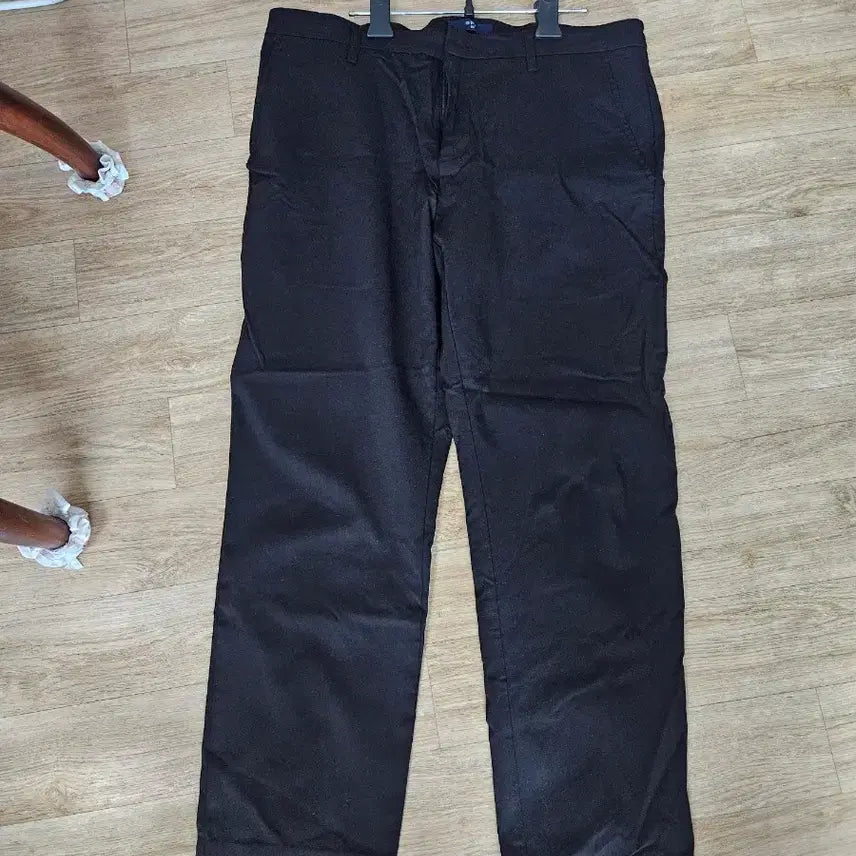 [BUNJANG] Black Chino Pants / 블랙 치노 면바지