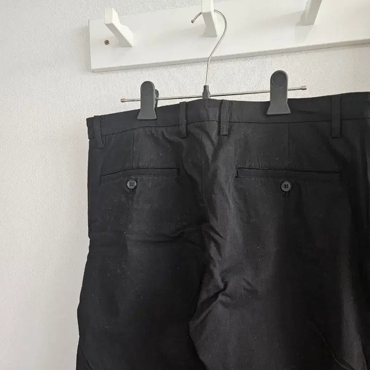 [BUNJANG] Black Chino Pants / 블랙 치노 면바지