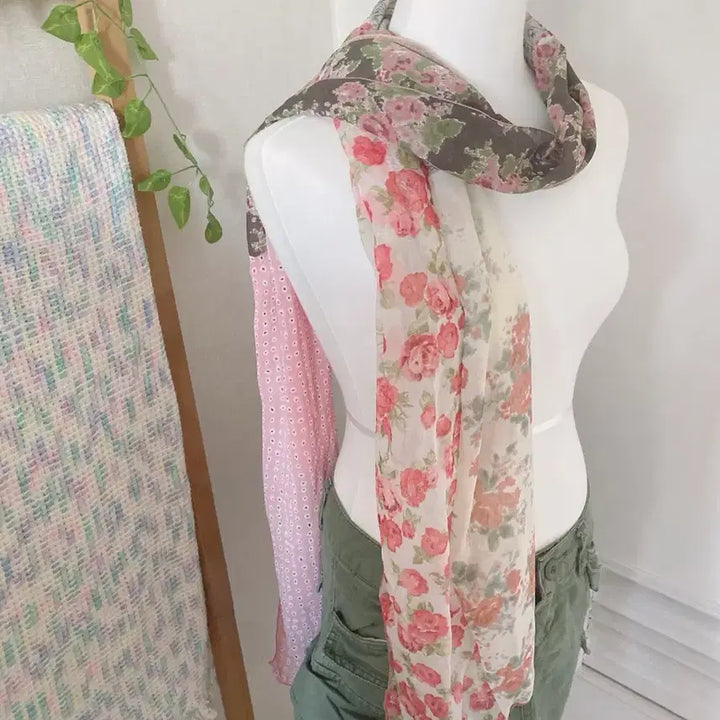 [SOLD OUT] 일본빈티지 모리걸 패치 스카프