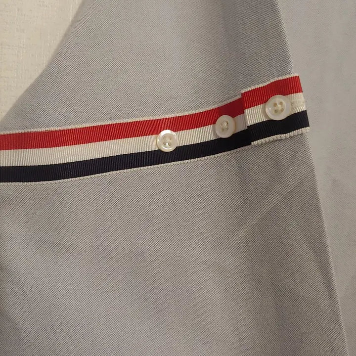 [BUNJANG] Thom Browne Striped Armband Oxford Shirt Blue Size 0 / 톰브라운 삼선 완장 옥스포드 셔츠 블루 0사이즈