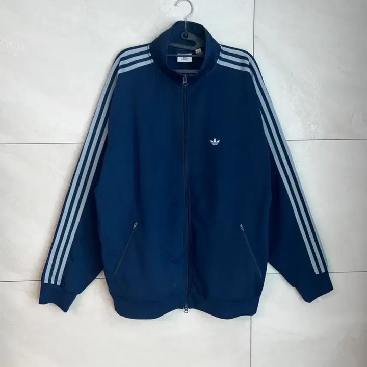 [BUNJANG] Adidas Beckenbauer Track Jacket Night Indigo XL / [루즈핏/XL] 아디다스 베켄바우어 대장 져지 나이트 인디고