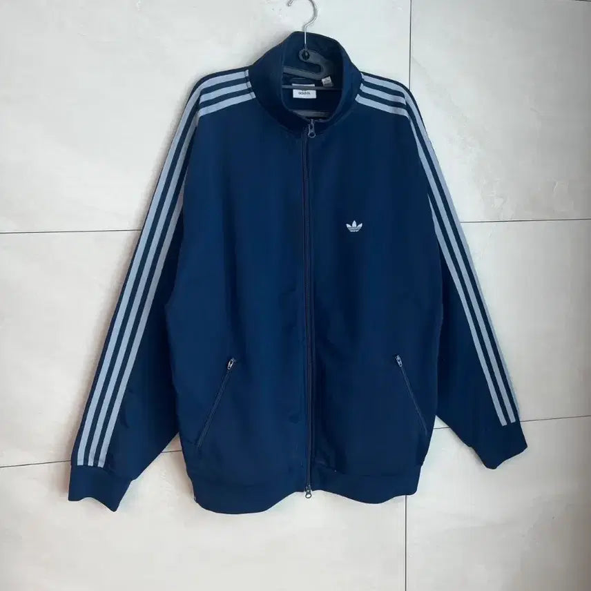 [BUNJANG] Adidas Beckenbauer Track Jacket Night Indigo XL / [루즈핏/XL] 아디다스 베켄바우어 대장 져지 나이트 인디고
