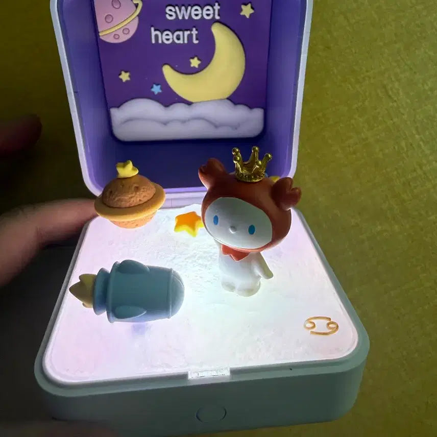 [BUNJANG] Starry Night Constellation Music Box Mood Lamp / 별자리 오르골 무드등 피규어 인테리어 소품
