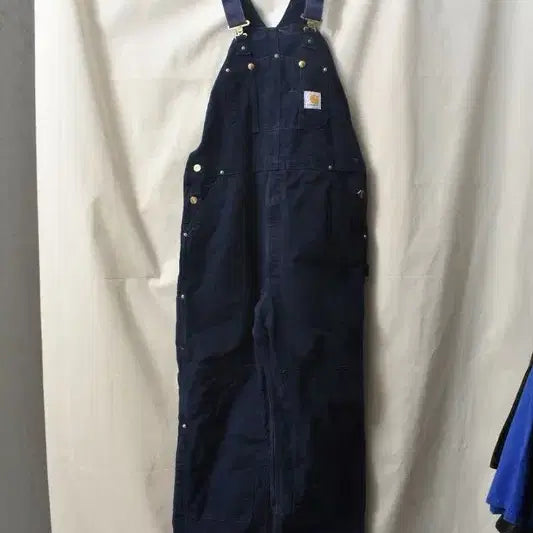 [BUNJANG] Carhartt Overalls Work Pants 38 Dark Navy / 칼하트 오버롤 워크 팬츠 38 M0222