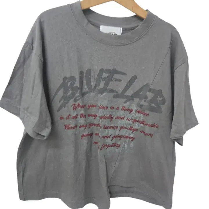 [BUNJANG] Vintage Printing Cropped Short Sleeve T-Shirt / 빈티지 프린팅 크롭 반팔 티셔츠