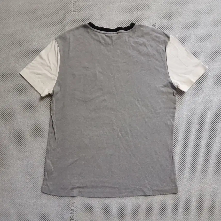 [BUNJANG] Lacoste Pocket T-Shirt Grey/White / 라코스테 포켓 반팔티 그레이/화이트