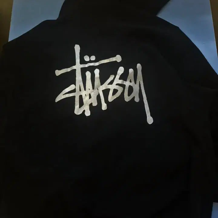 [BUNJANG] Stussy Basic Hoodie Black / XL) 스투시 베이직 후드집업 블랙 / 포켓몬 박스 교신