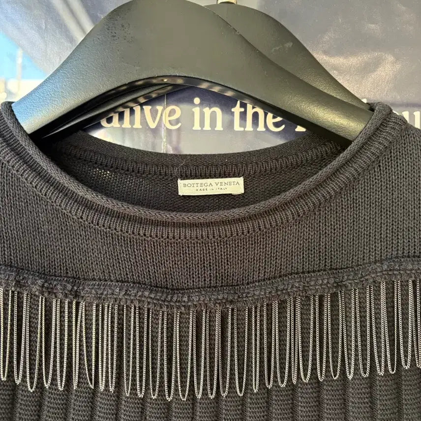 [BUNJANG] Bottega Veneta Fringe Knit Short Sleeve / Bottega Veneta 프린지 니트 반팔