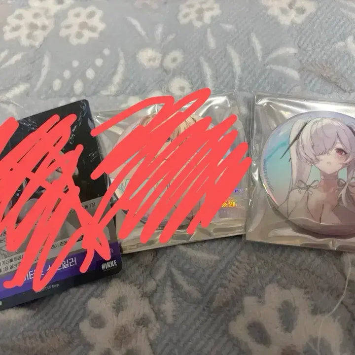 [BUNJANG] Niki Cinderella Grave Bundle Set Exhibition Can Badges / 니케 신데렐라 캔뱃지 판매 전시회
