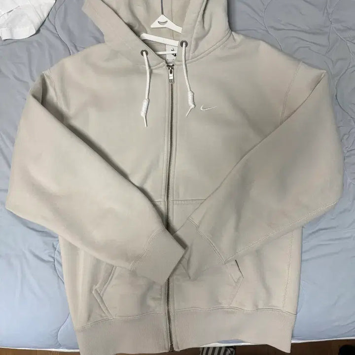 [BUNJANG] Nike NRG Ivory Hooded Zip-Up S / 나이키 nrg 아이보리 후드집업 S