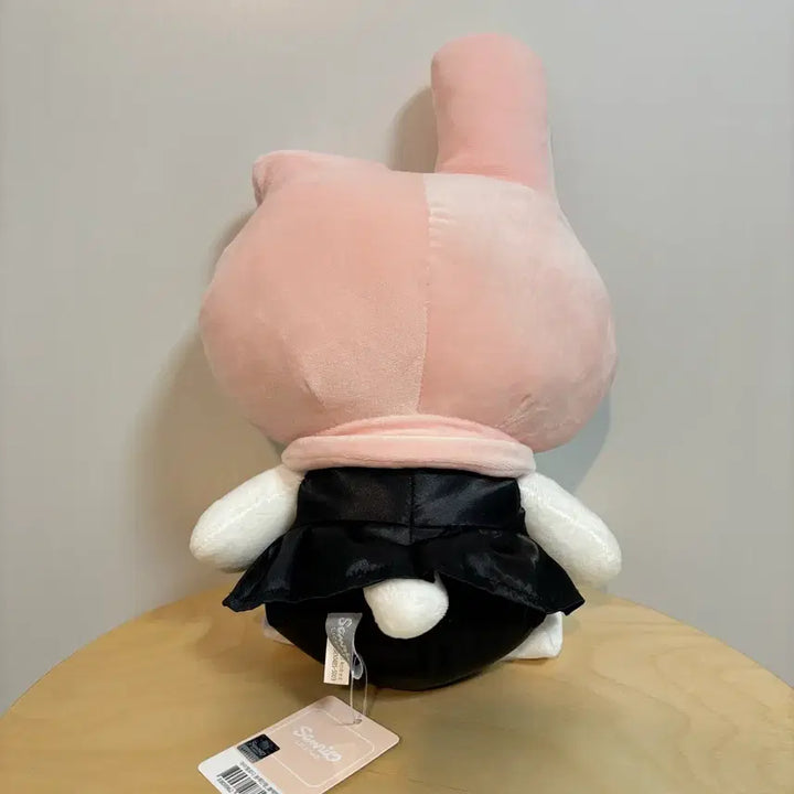 [BUNJANG] Sanrio My Melody Black Heart Plush Doll (Medium, 25cm) / 정품 산리오 마이멜로디 블랙하트 인형 중형 봉제인형 25cm