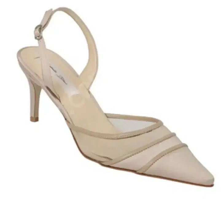 [SOLD OUT] 라벨르블랑 지젤 슬링백 메쉬 인디핑크 7cm 245size