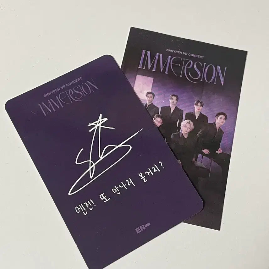 [BUNJANG] ENHYPEN Jake IMMERSION VR Bundle Set Photocard + Poster / 포카+포스터일괄/엔하이픈 VR 제이크 IMMERSION