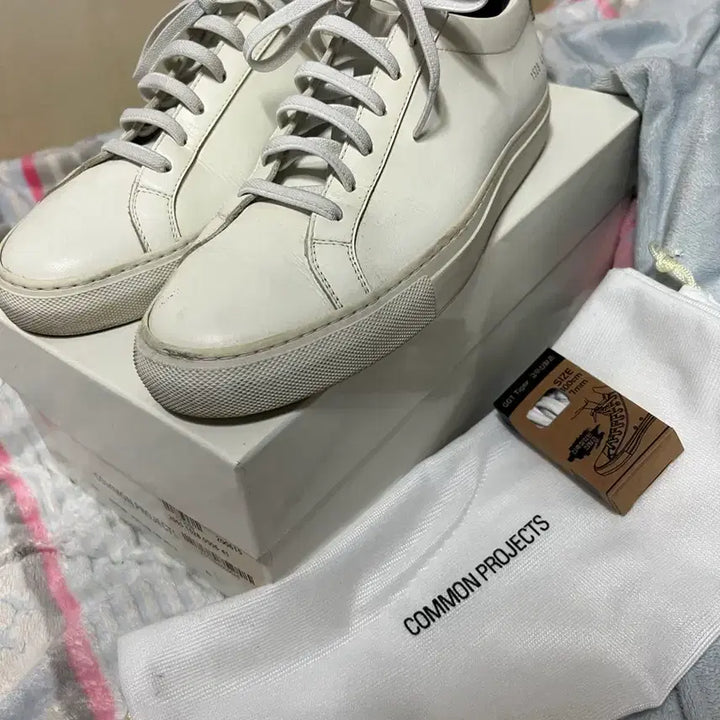 [BUNJANG] Common Projects Achilles Leather Sneakers White Size 41 / 커먼프로젝트 아킬레스 레더 스니커즈 화이트 41사이즈