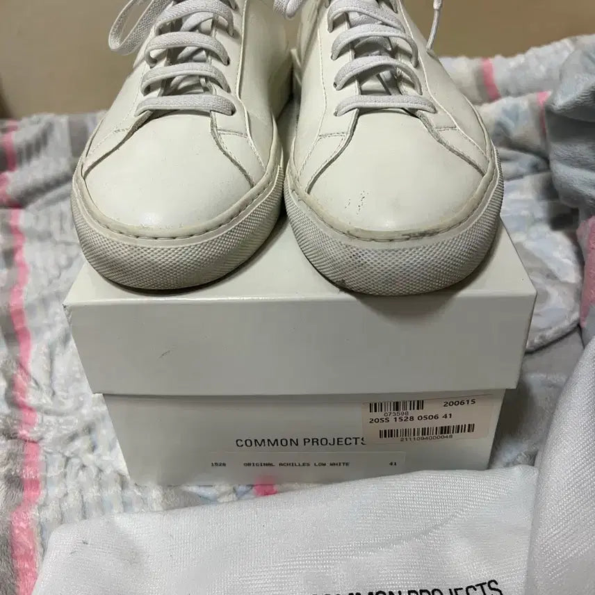 [BUNJANG] Common Projects Achilles Leather Sneakers White Size 41 / 커먼프로젝트 아킬레스 레더 스니커즈 화이트 41사이즈
