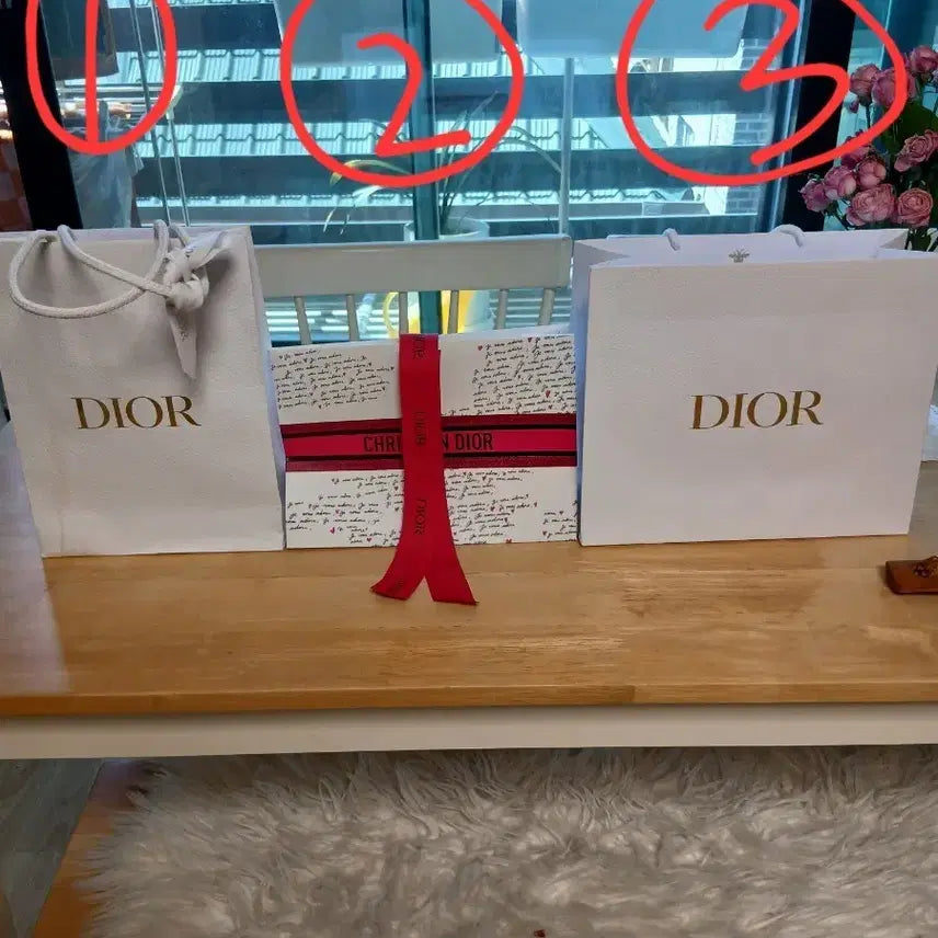 [BUNJANG] Dior Shopping Bag Set / 디올 쇼핑백
