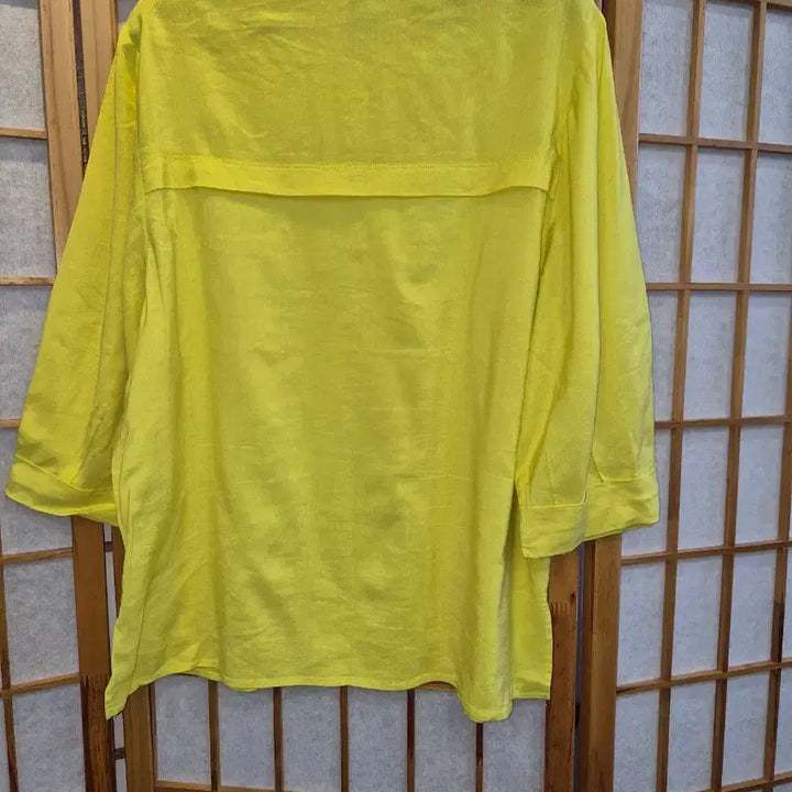 [BUNJANG] Benetton Linen Blend Blouse / 베네통 마혼방 상의 55 66프리