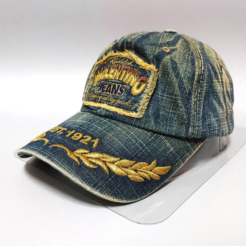 [BUNJANG] Rudolph Valentino Vintage Denim Hat / 루돌프 발렌티노 빈티지 데님 모자 K-211
